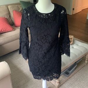 Black laced dress!